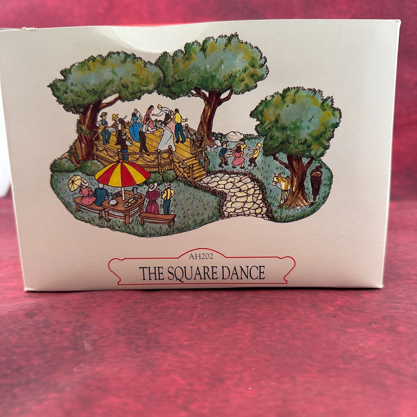 VINTAGE LIBERTY FALLS MINIATURE FIGURE COLLECTION ‘THE SQUARE DANCE” AH202, 2000
