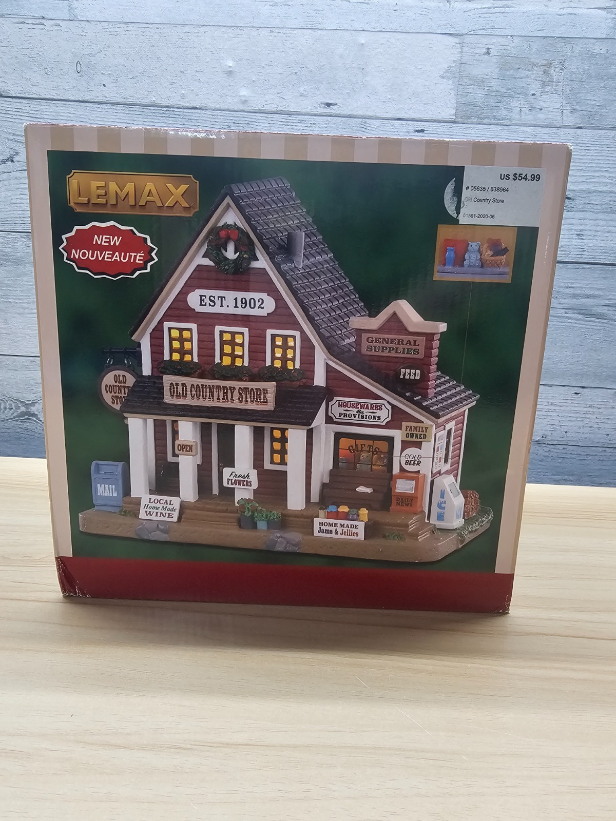 LEMAX OLD COUNTRY STORE LIGHTED PORCELAIN CHRISTMAS BUILDING – 2020