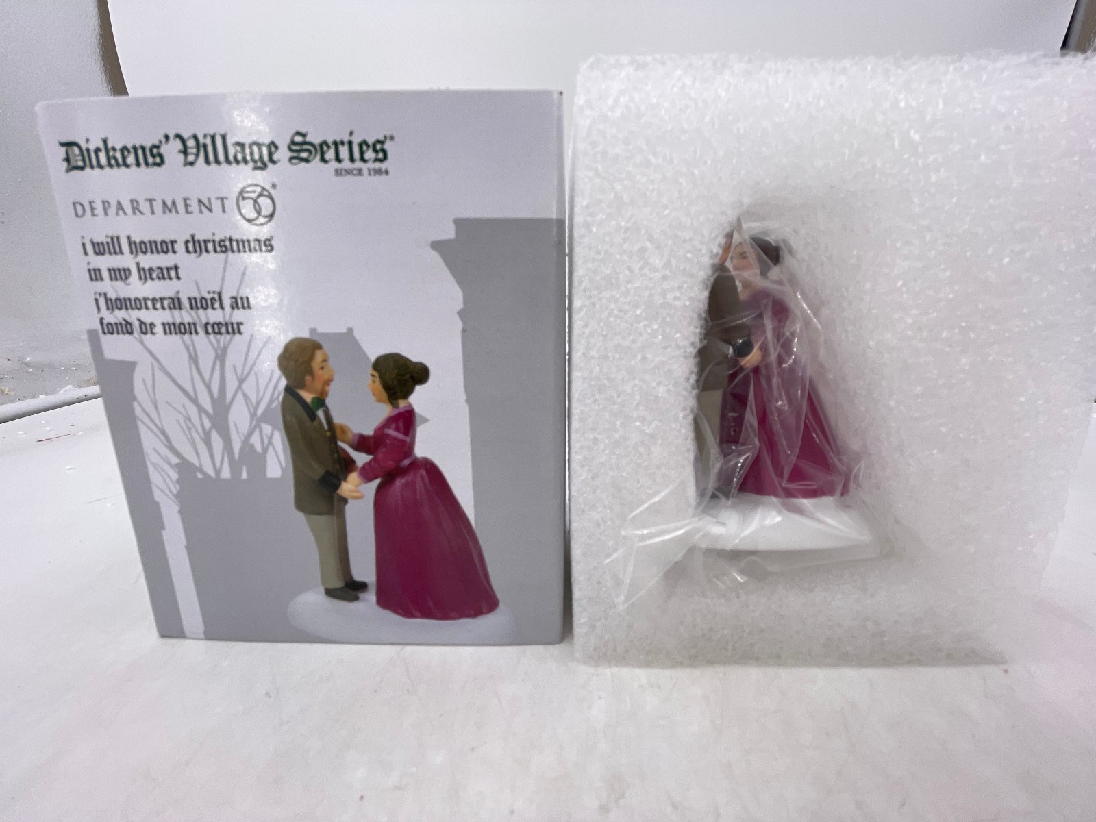 Department 56 – Dickens Village I Will Honor Xmas In My Heart 2.5″ – #6009738