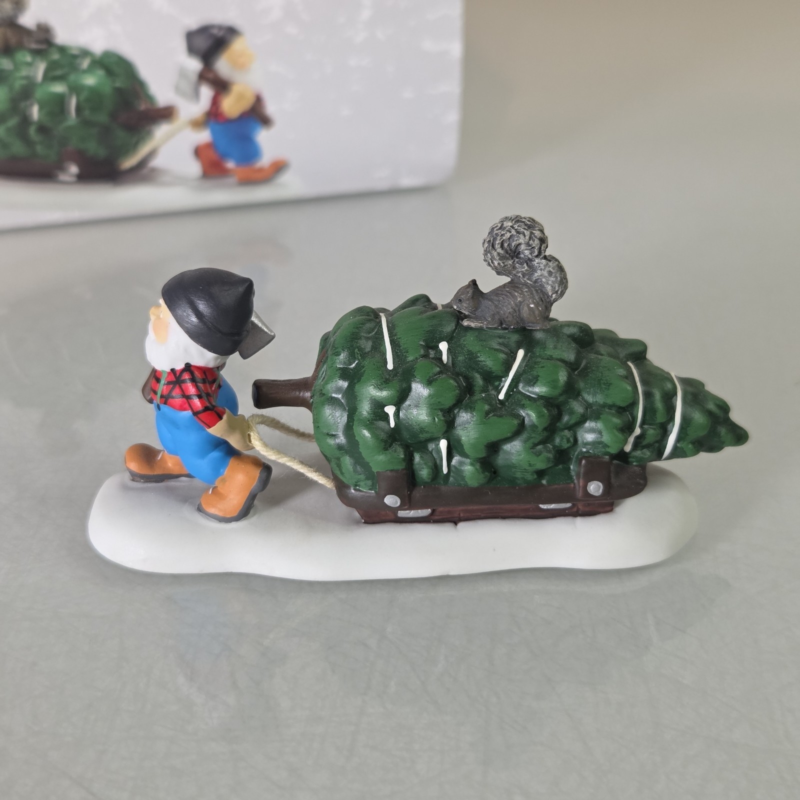 DEPARTMENT 56 North Pole Village Accessory 2015 TINY LUMBERJACK 4044851 Dept 56