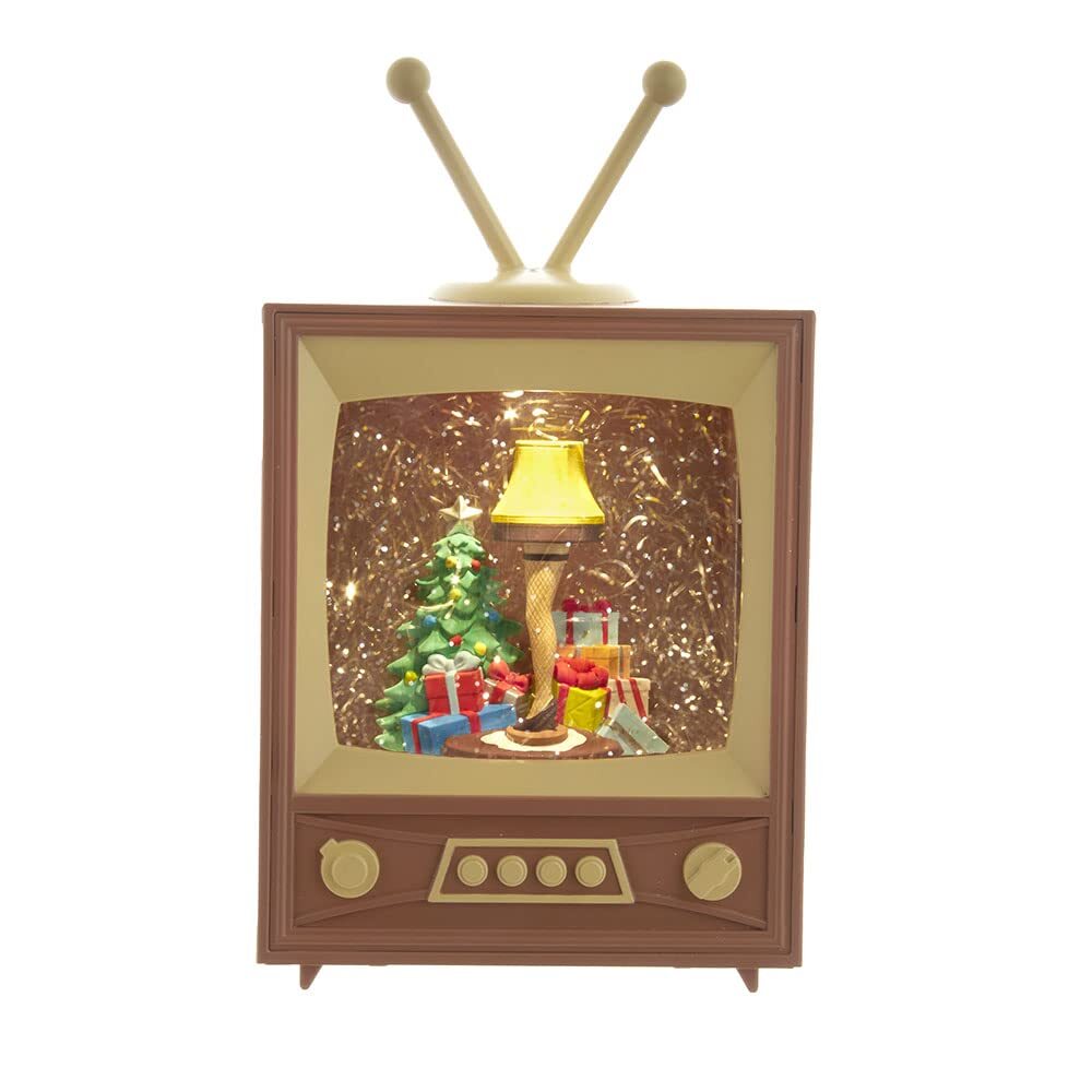 BATTERYOPERATED LED MUSICAL TELEVISION TABLE PIECE 8.5INCH MULTICOLORED