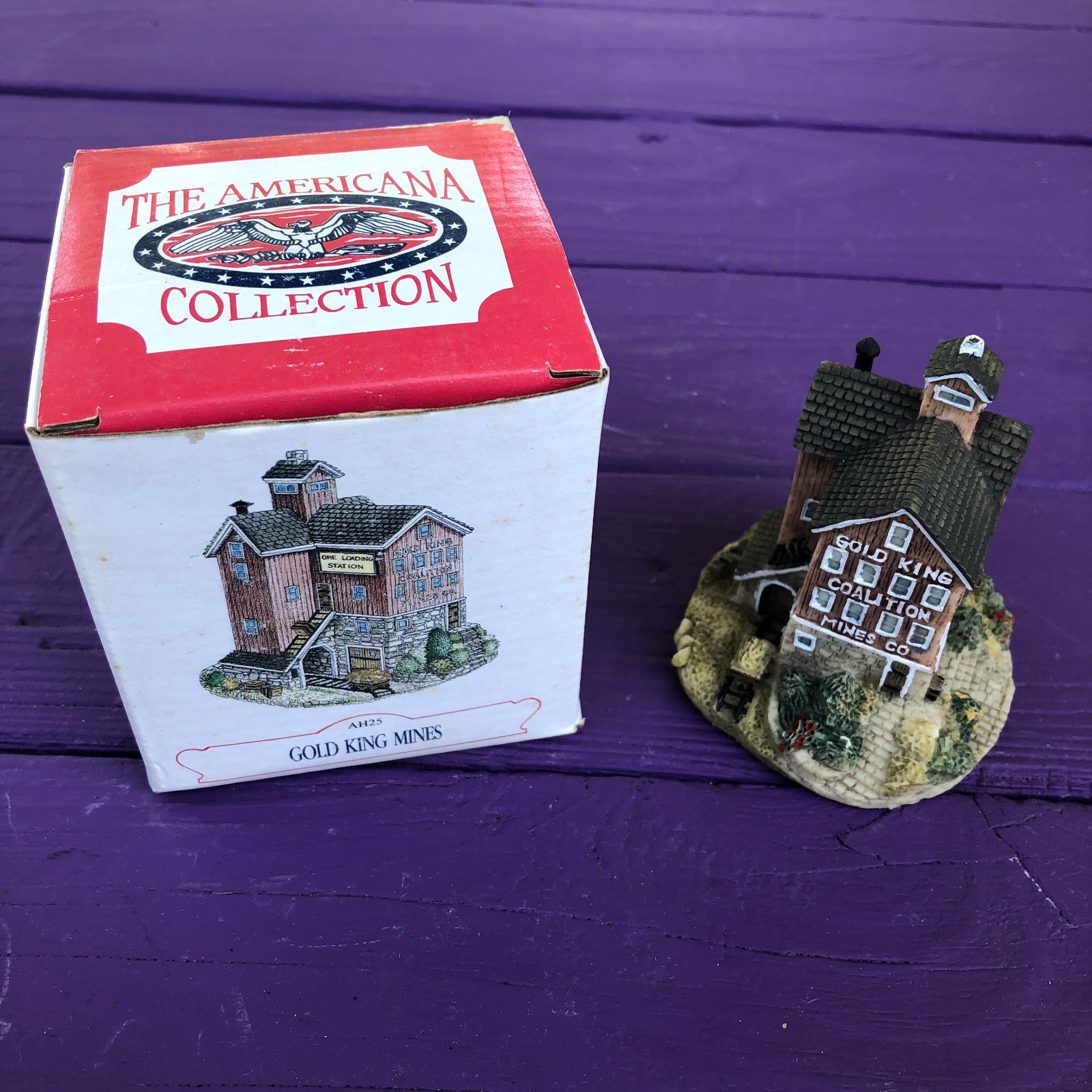 Vintage 1993 Gold King Mines #AH25 The Americana Collection in Box