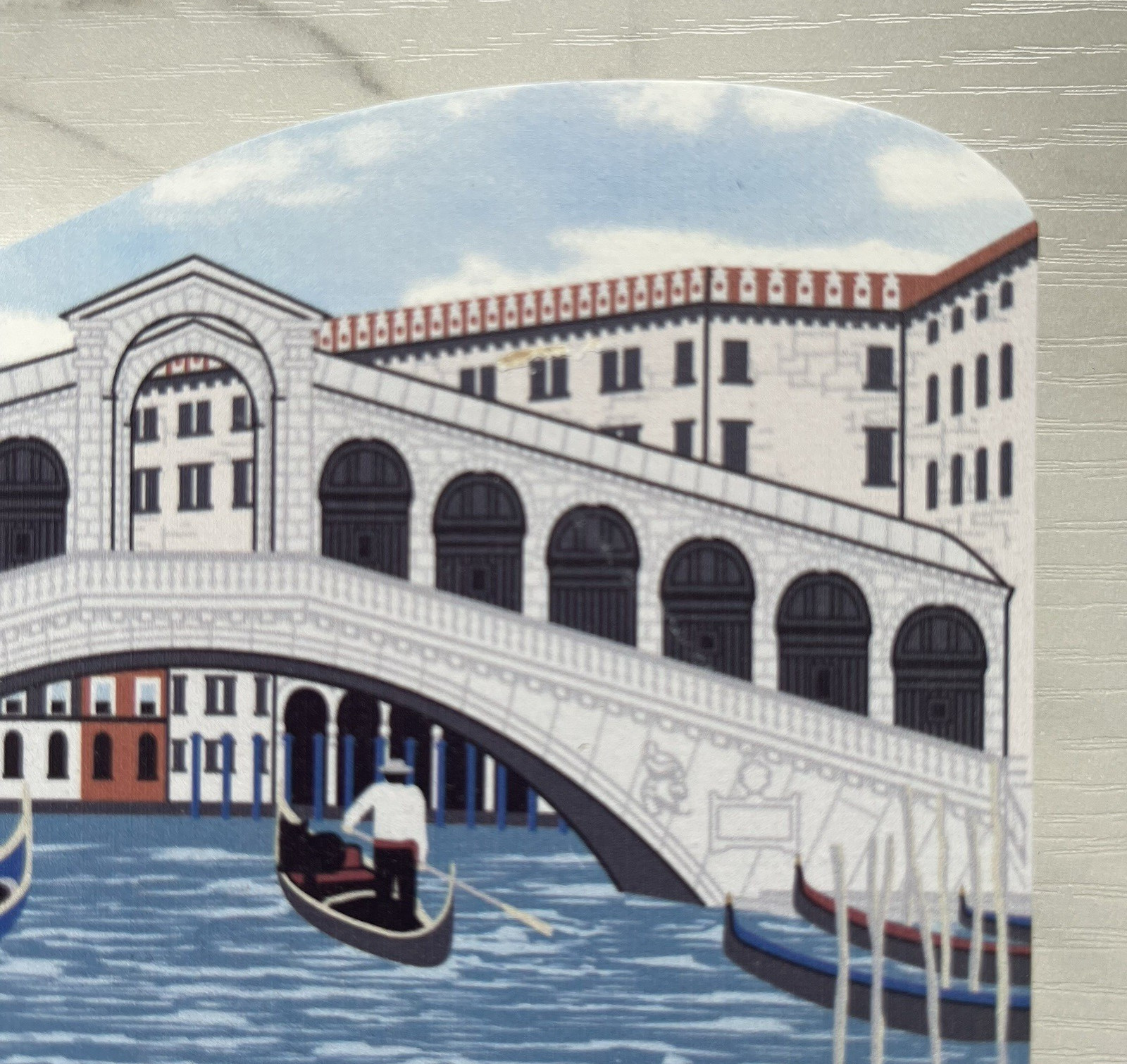 Cat’s Meow Venice ITALY Rialto Bridge Int’l Village III Shelf Sitter Signed