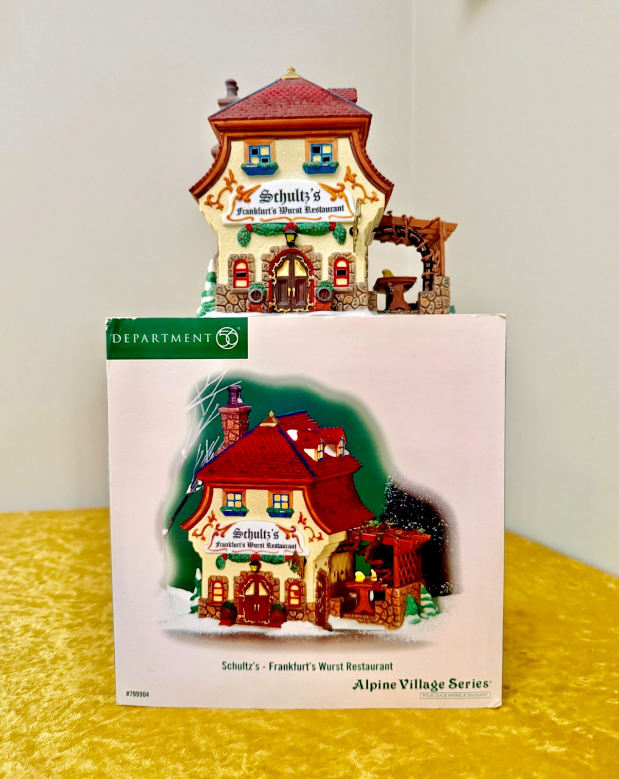 Department 56 Alpine Village – Schultz’s Frankforts Wurst Restaurant