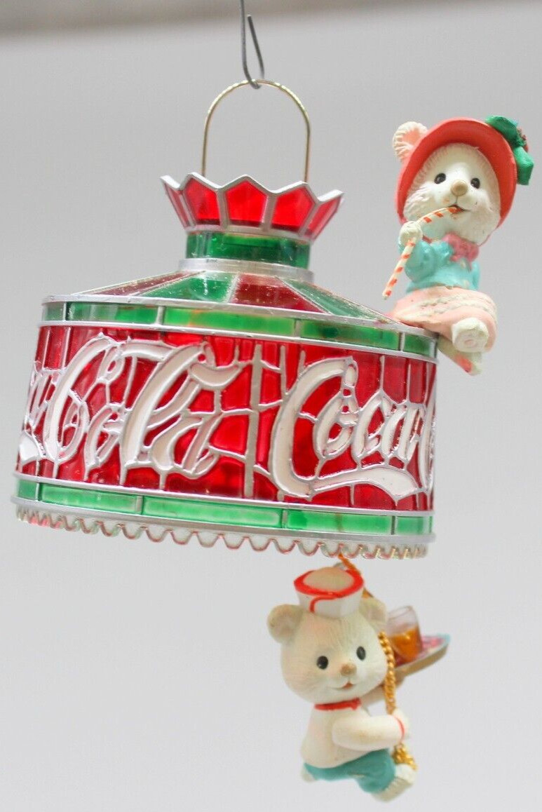 Coca Cola Light Up Your Holidays With Coke Limited Edition Ornament 1993 Bear