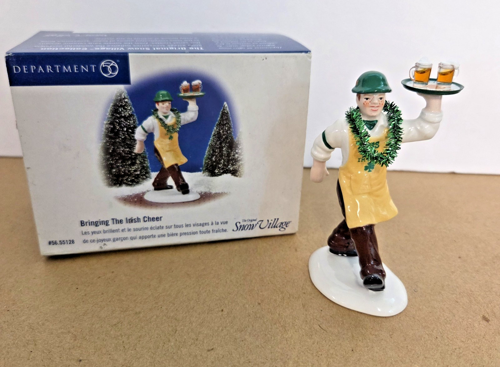 Department 56 Bringing The Irish Cheer Original Snow Village Ireland 56.55128
