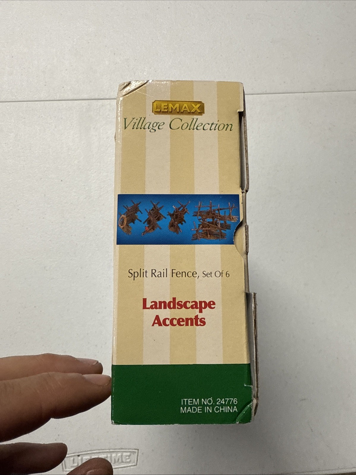 Lemax Split Rail Fence Village Collection Landscape Accents Set Farm Country VTG