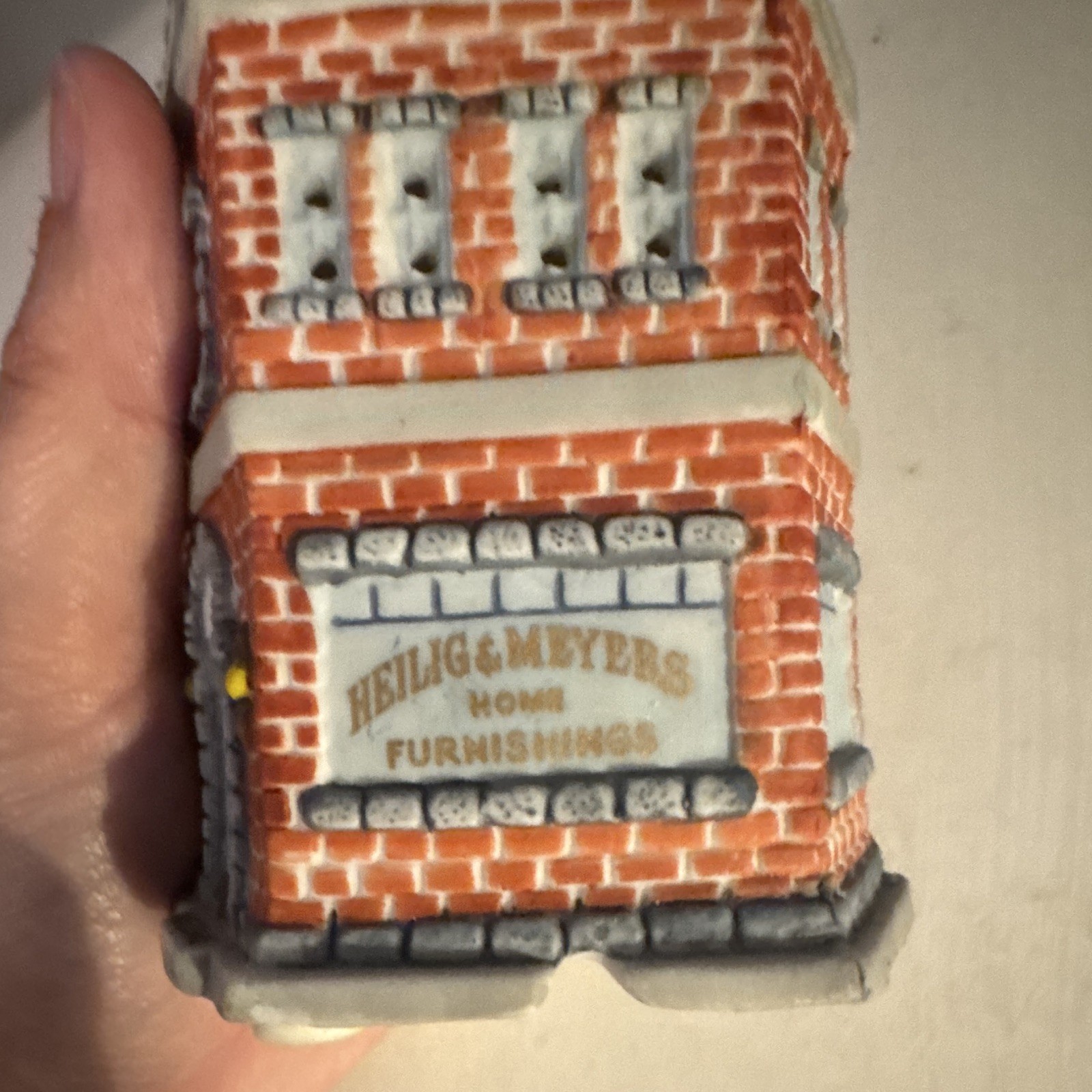 American Landmarks Collection 1992-94Painted Ceramic Christmas Village Buildings
