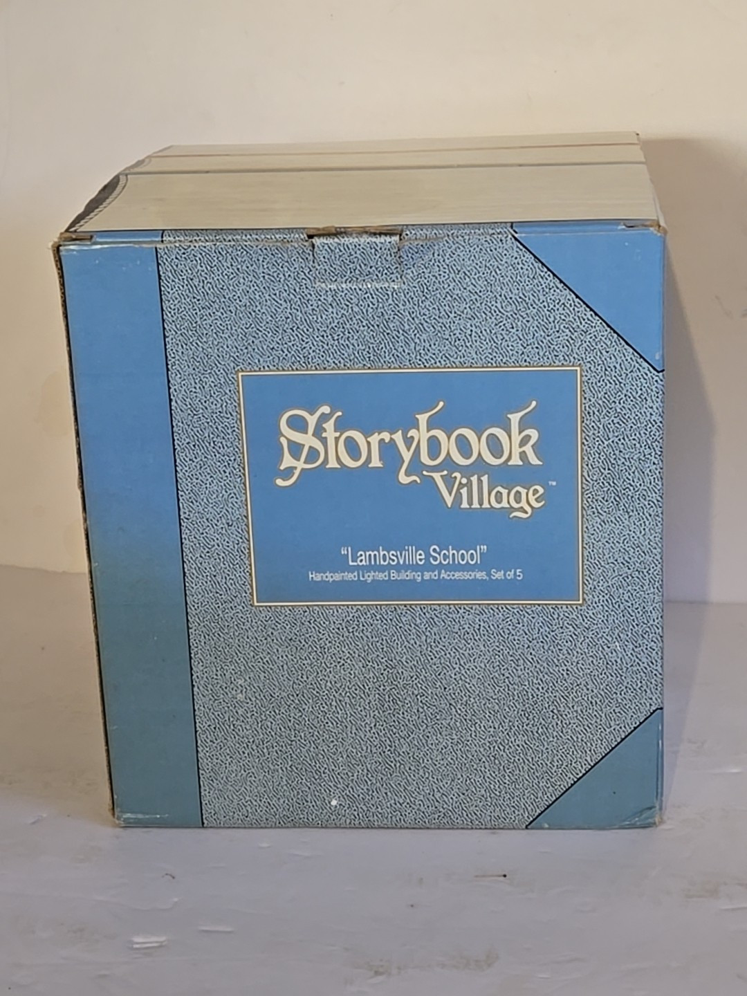 Dept 56 Storybook Village Lambsville School Handpainted NIB