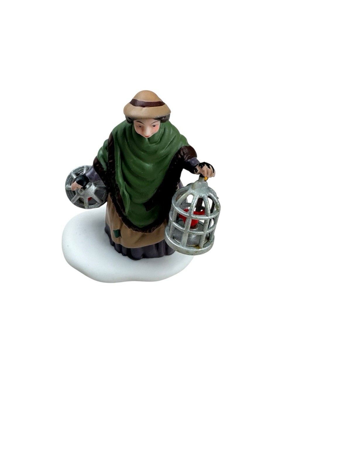 Department 56 5803-3 Christmas Village Accessory The Bird Seller Set of 3