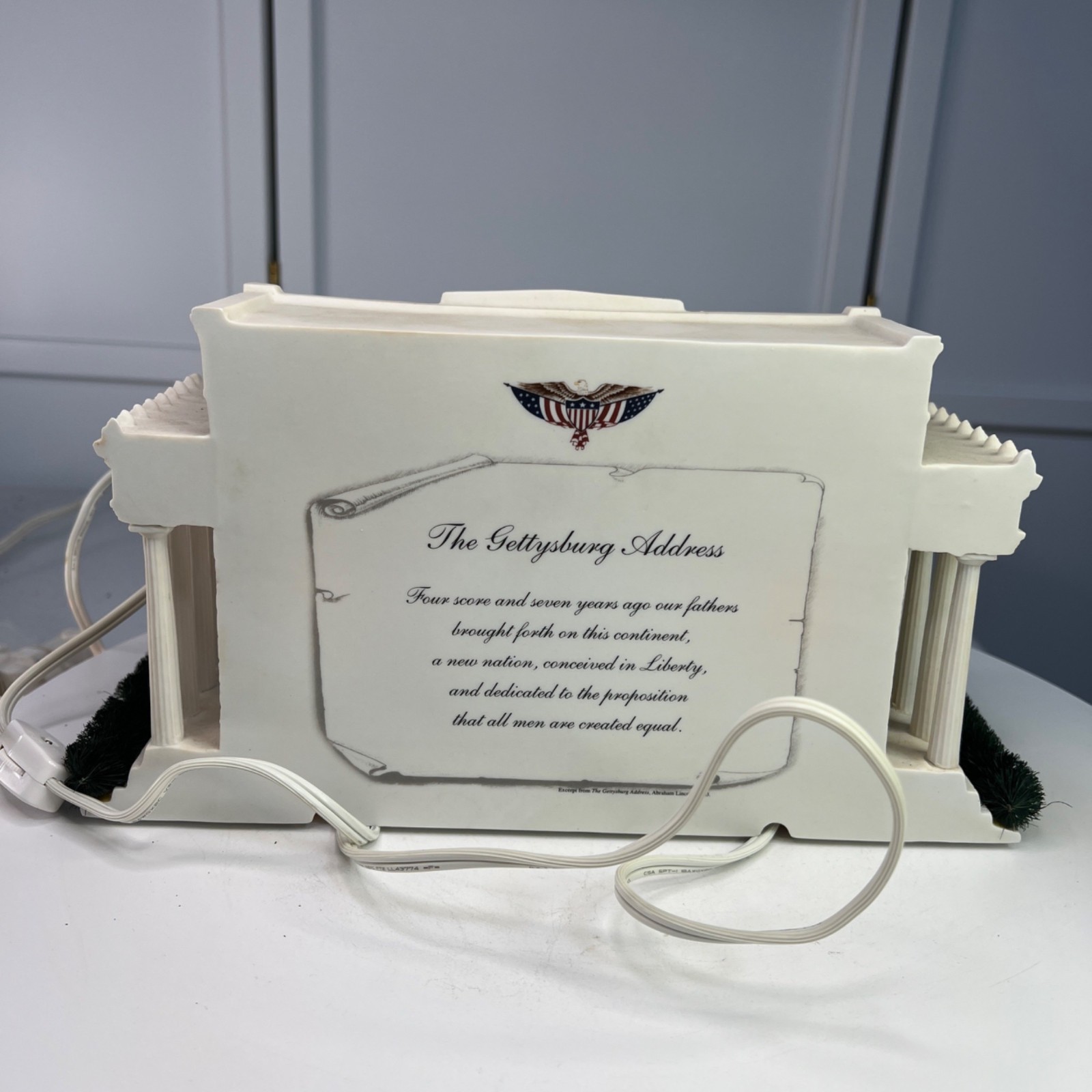 Dept 56 The Lincoln Memorial American Pride Collection From 2001 (No Box)