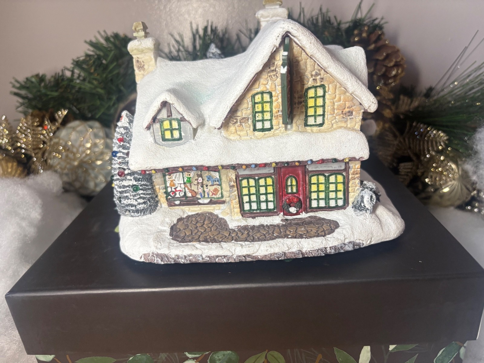 Hawthorne Village Thomas Kinkade Santa’s Workshop Village house only