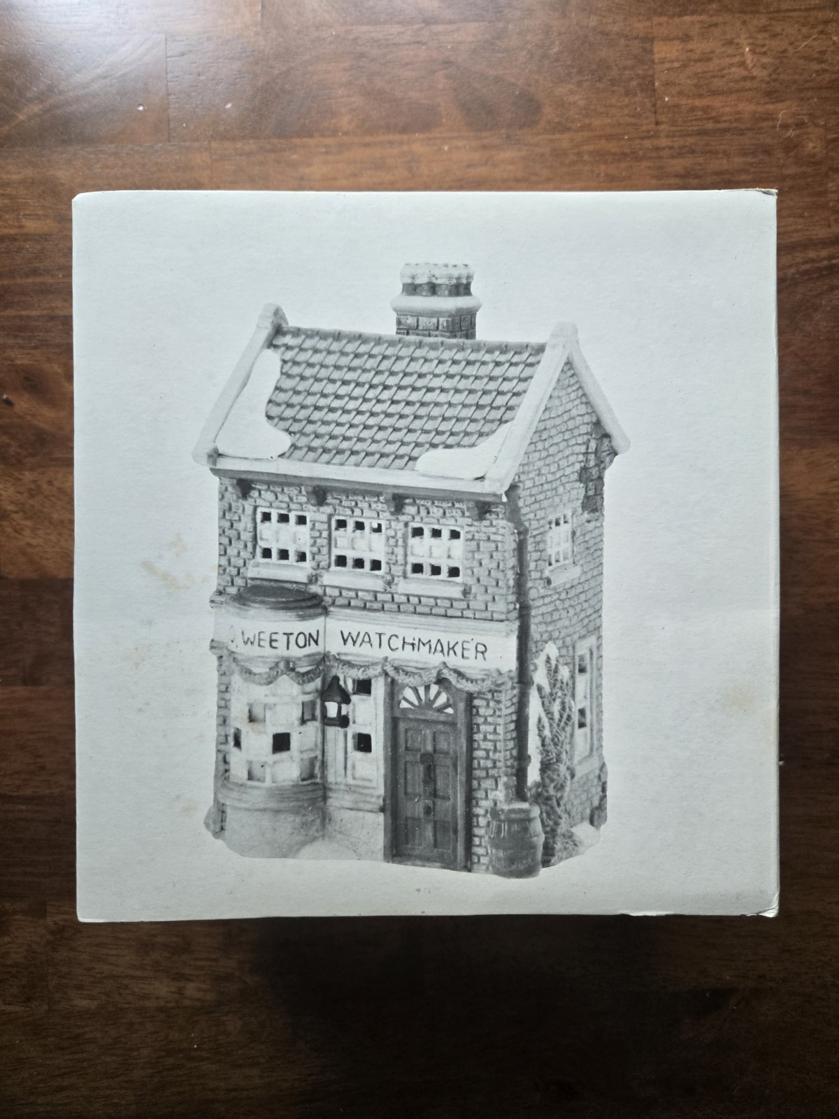 Vintage Dept 56 Dickens Village – Geo Weeton Watchmaker 1988 New With Hag Tag