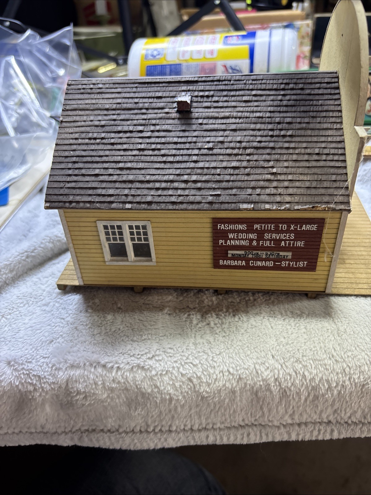 Vintage Town House Post Office And Shops For Little Villages