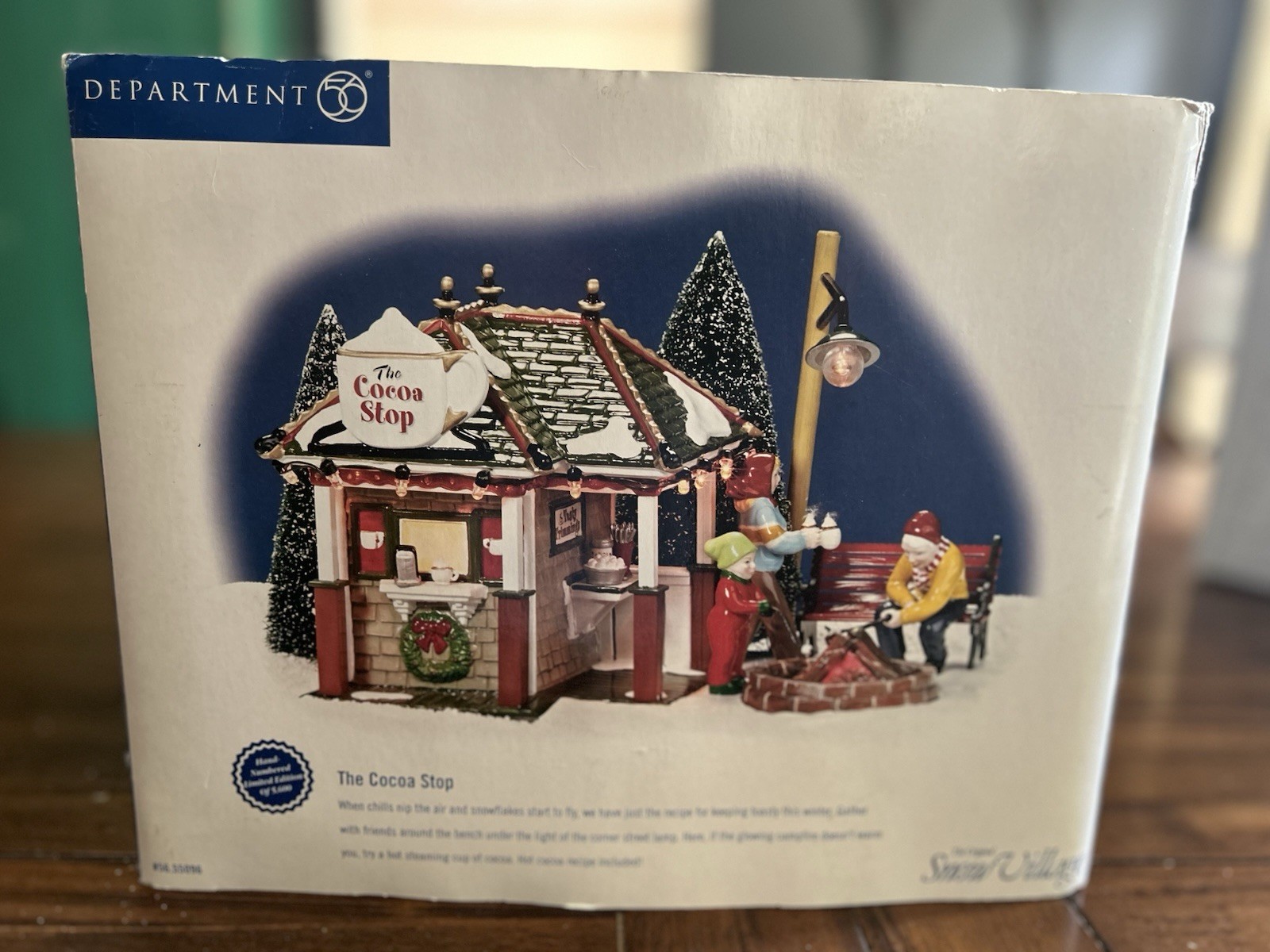 Dept 56 The Cocoa Stop The Original Snow Village Limited Edition In Box READ
