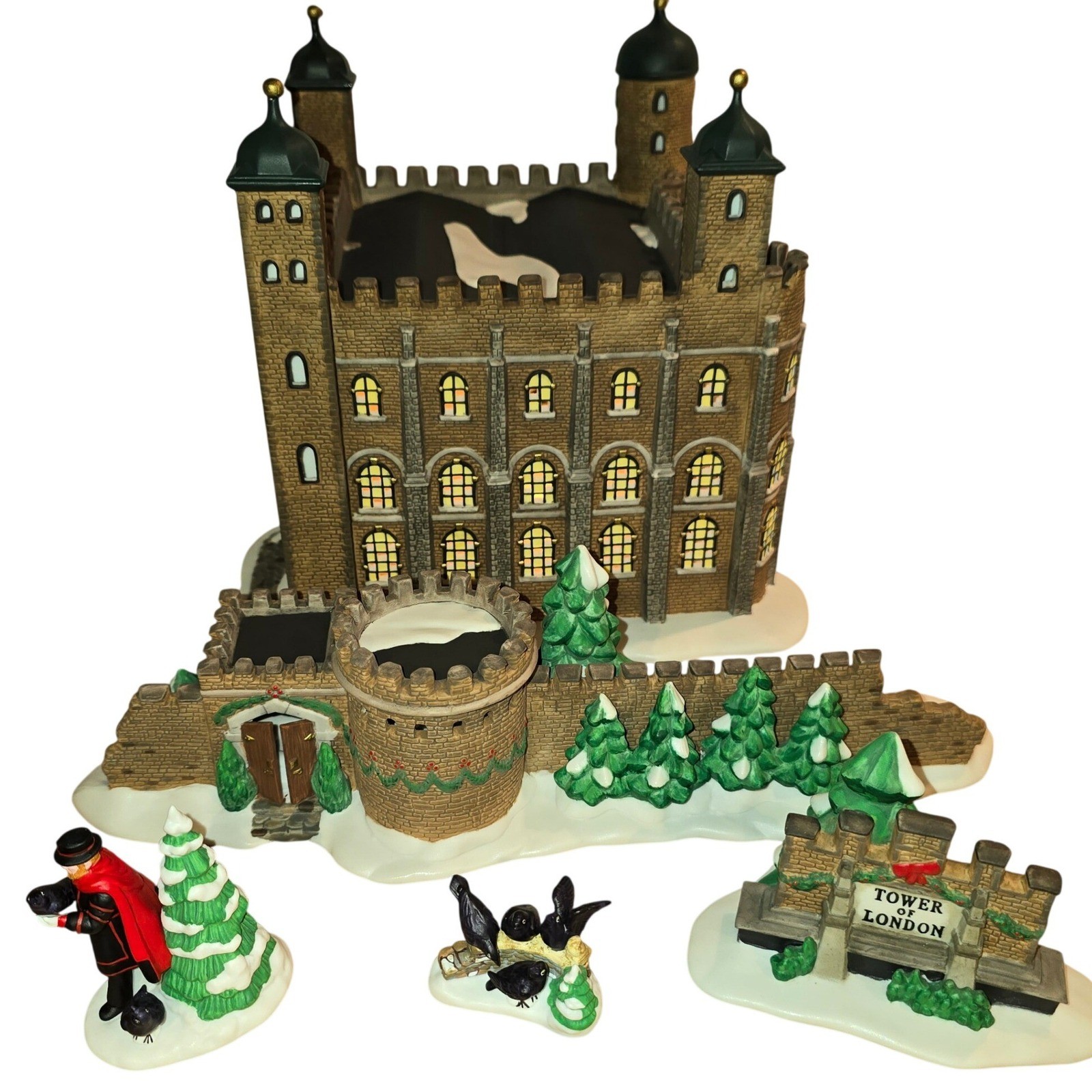 Department 56 TOWER OF LONDON Retired Dickens’ Village Historical Landmark