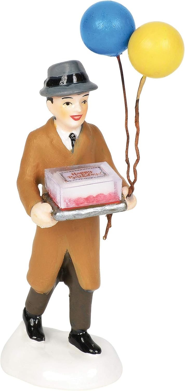 Department 56 Snow Village Accessories Birthday Party Dad Figurine 6002298 NEW T