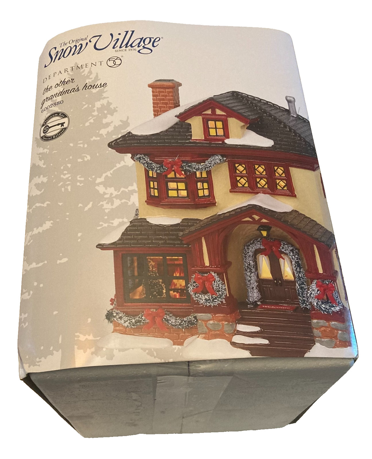 Department56 Snow Village The Other Grandma’s House Platinum Key Special Release