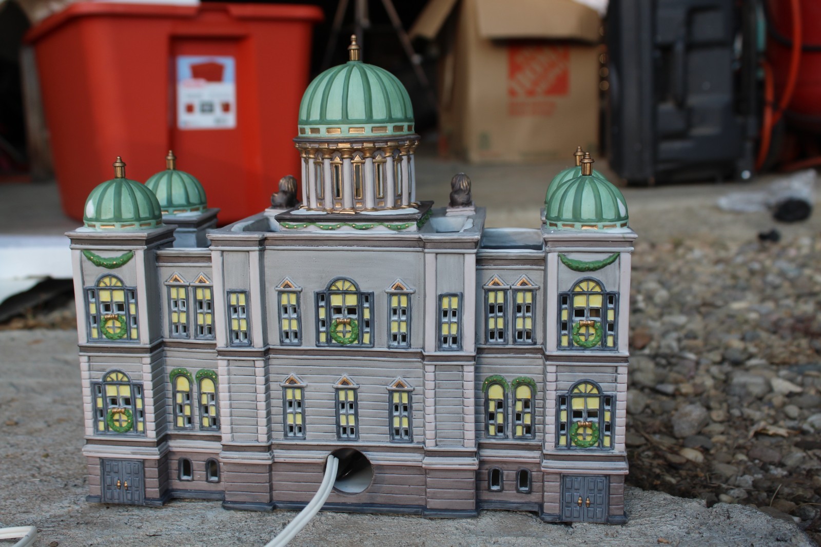 Vintage Dept 56 Christmas in the City The Capitol Building#58887 Retired