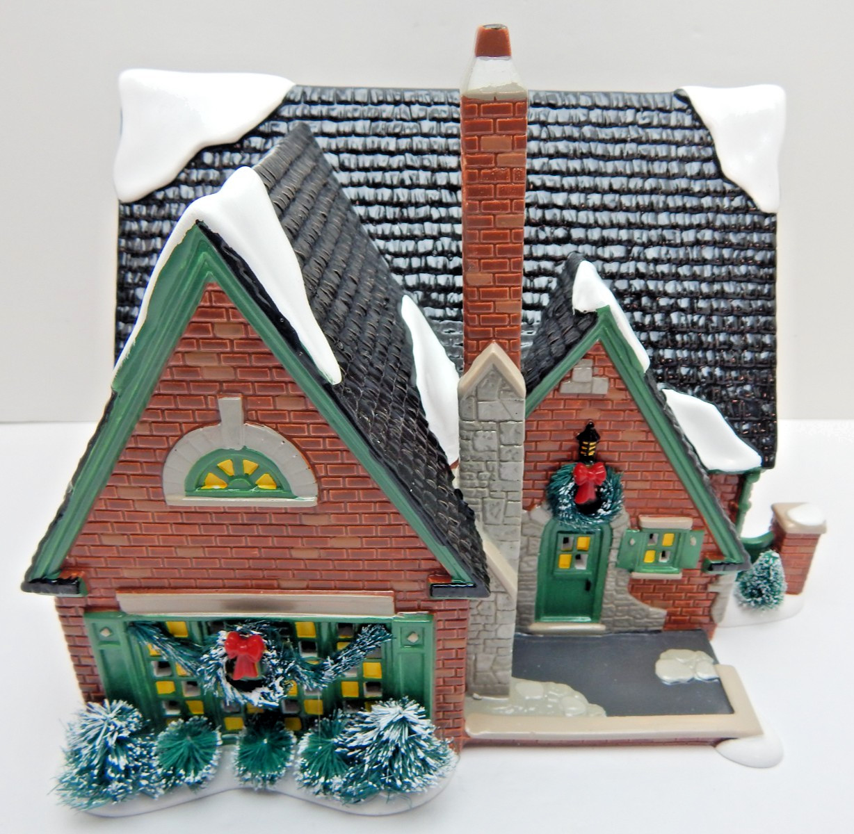 NEW Dept 56 The Original Snow Village Stratford Red #4036566 w/Lt Cd/Bx/Slv (2