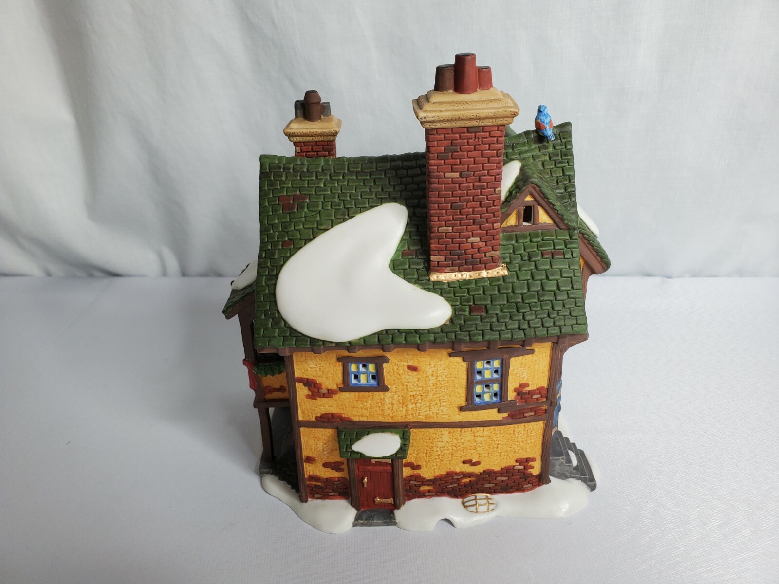 DEPT 56 DICKENS VILLAGE – WINGHAM LANE PARROT SELLER 58449 RETIRED SHOP EUC