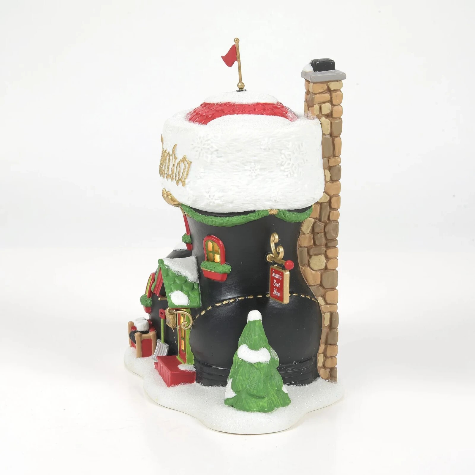 Dept 56 North Pole Series Santa’s Boot Shop 6013444FE First Edition New