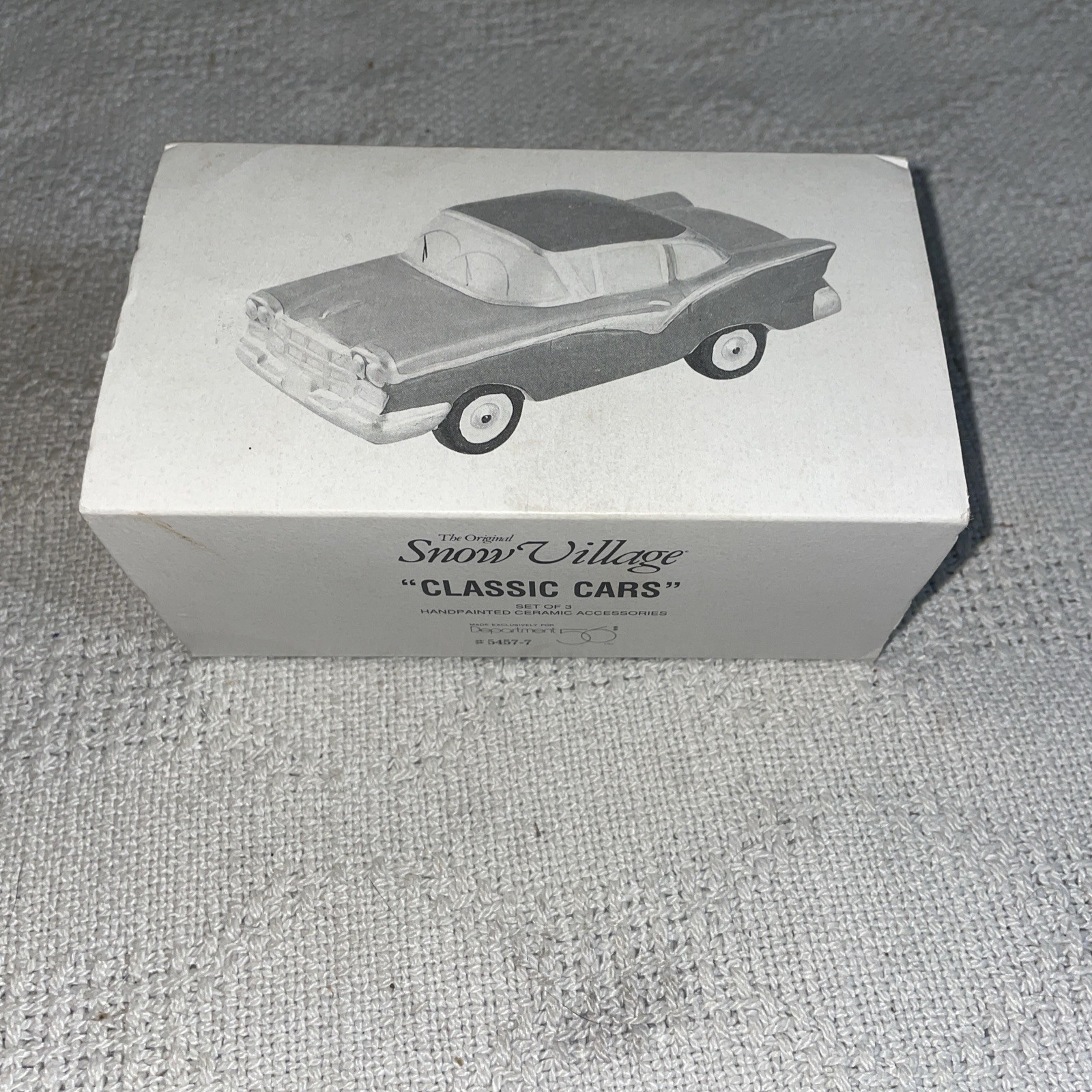 Dept. #56 “Classic Cars” The Original Snow Village (1999, #5457-7) Sports Car