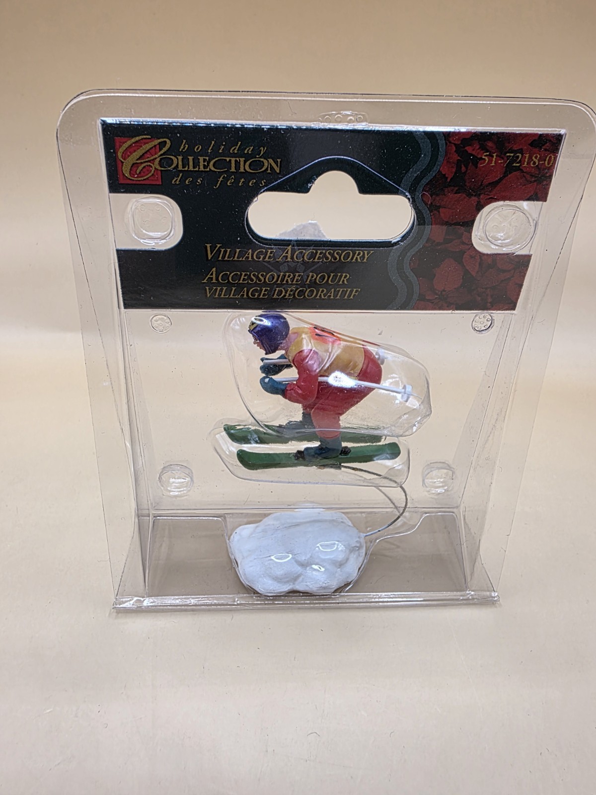 NEW Lemax Vail Village “Downhill Skier” Christmas Village Accessory Figurine