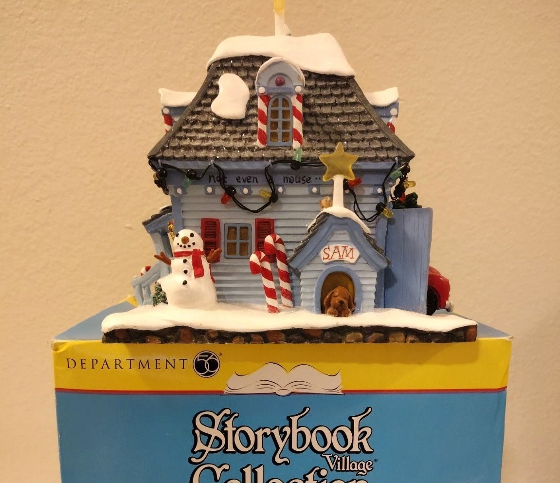 Dept 56 Storybook Village Bringing Home The Tree 05734 Christmas Village NEW