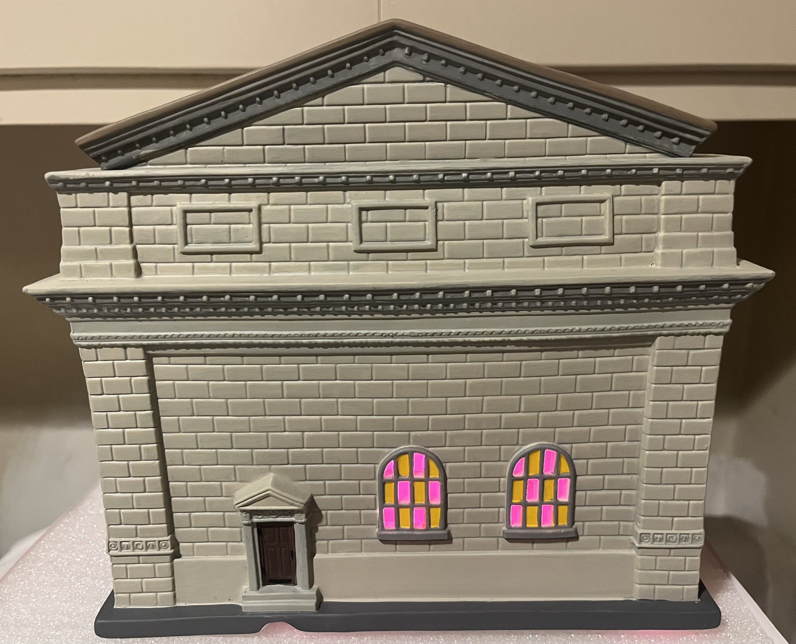 Department 56 GHOSTBUSTERS LIBRARY Lighted EX COND. HALLOWEEN Dept. 2023