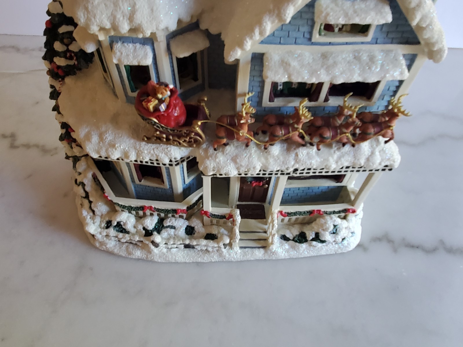 Hawthorne Village Thomas Kinkade The Night Before Christmas Story House *Tested*