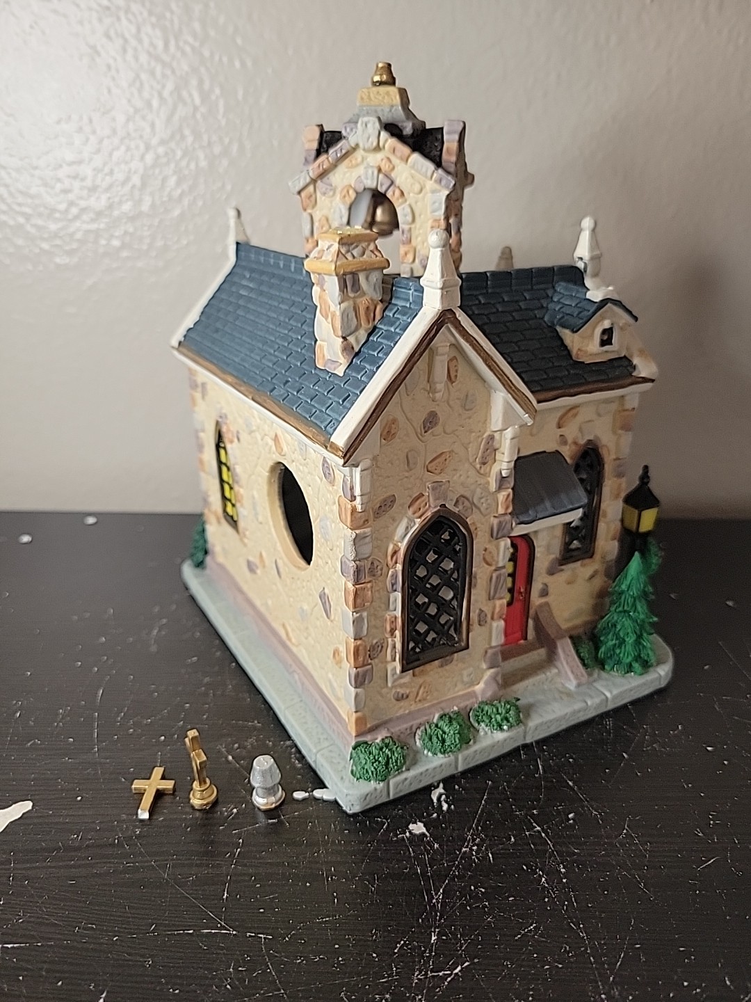 Lemax Coventry Cove Stone Hill Chapel Lighted Building Christmas Village 2007
