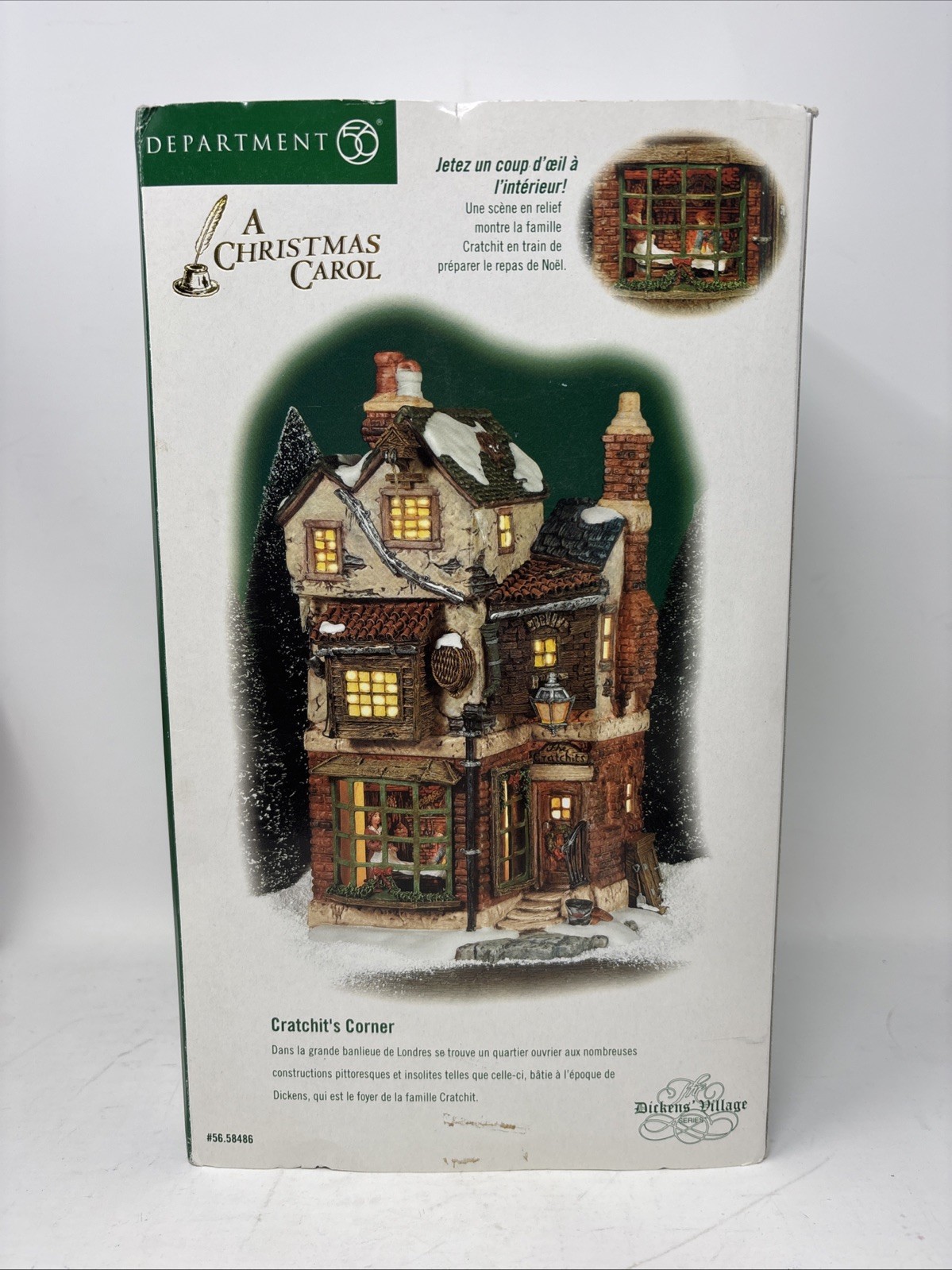 Dept 56 Dickens Village Cratchit’s Corner A Christmas Carol #56.58486