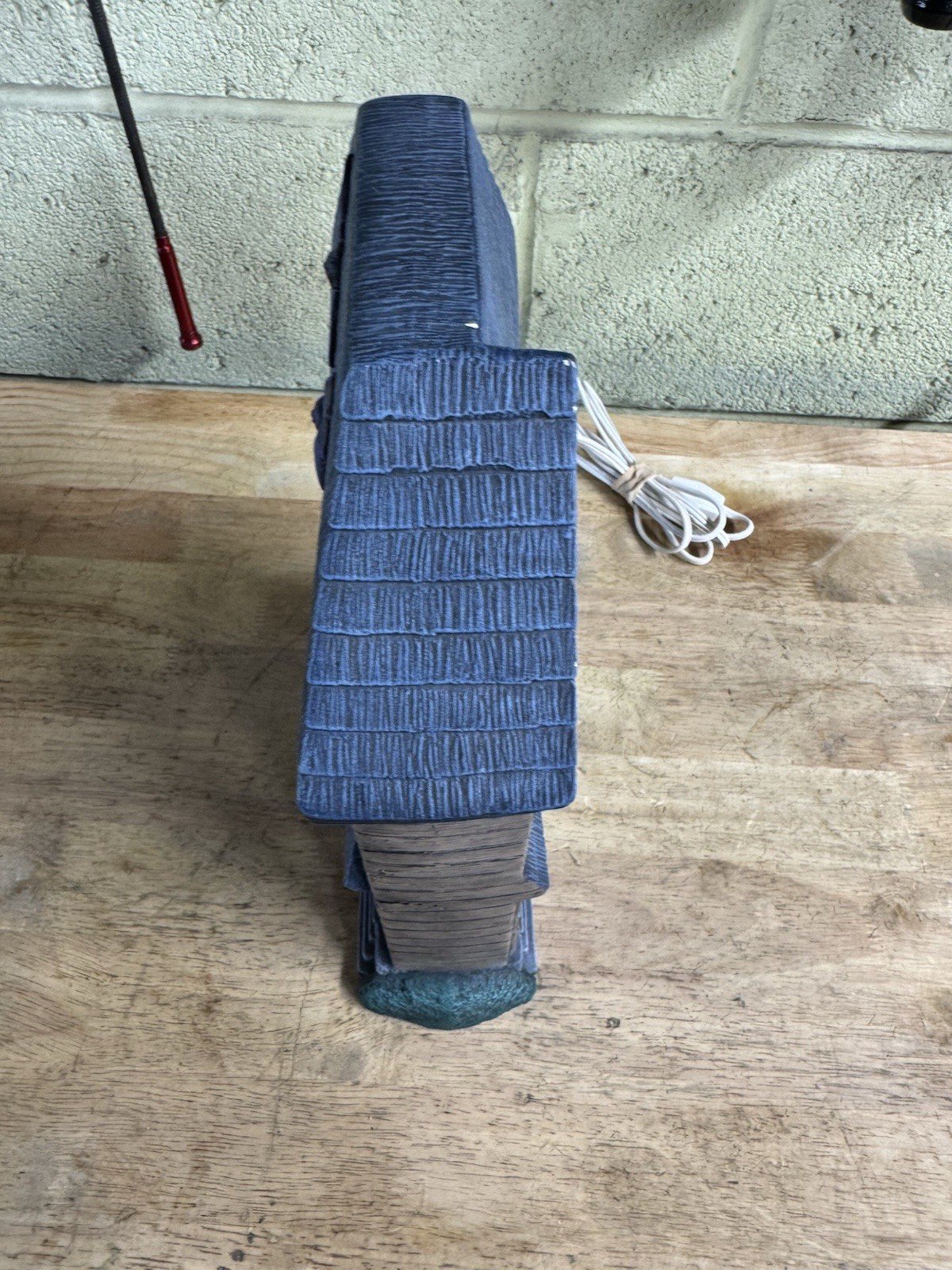 Vintage Ceramic “Haunted House” With Light