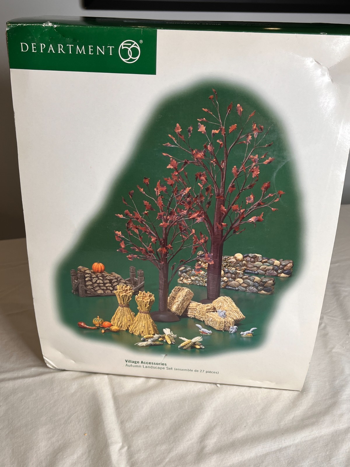 DEPT 56 Halloween Village Accessories AUTUMN LANDSCAPE Set Of 27