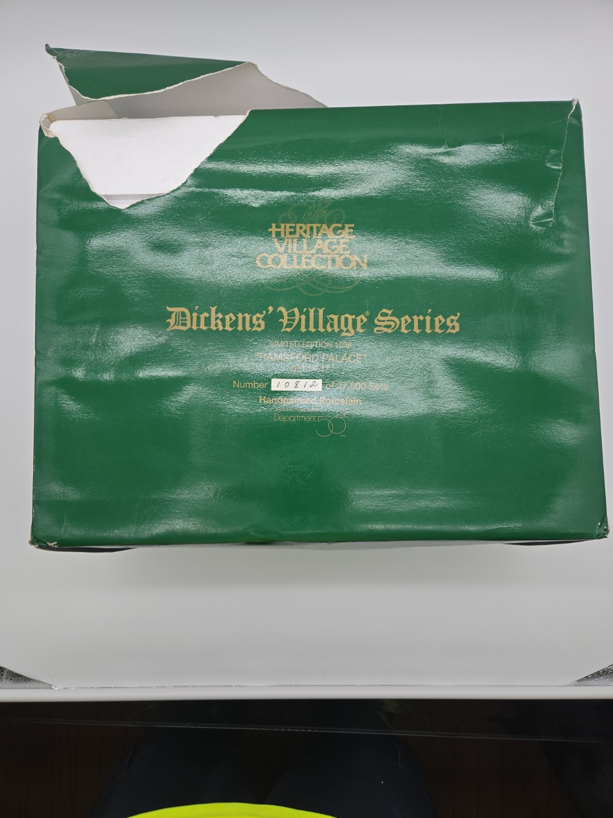 DEPT 56 RAMSFORD PALACE #10812 HAND PAINTED LIMITED EDITION DICKENS’ VILLAGE