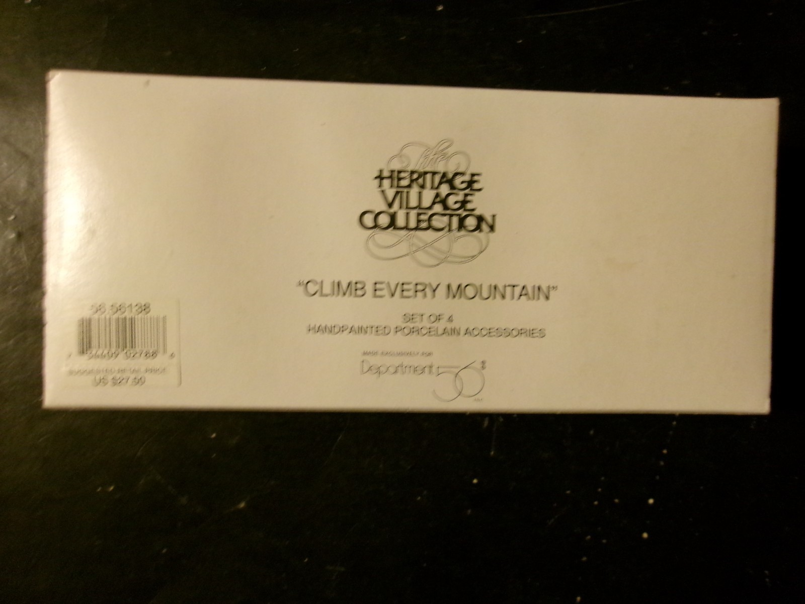 Department 56 “Climb Every Mountain” set of 4 – New In Box