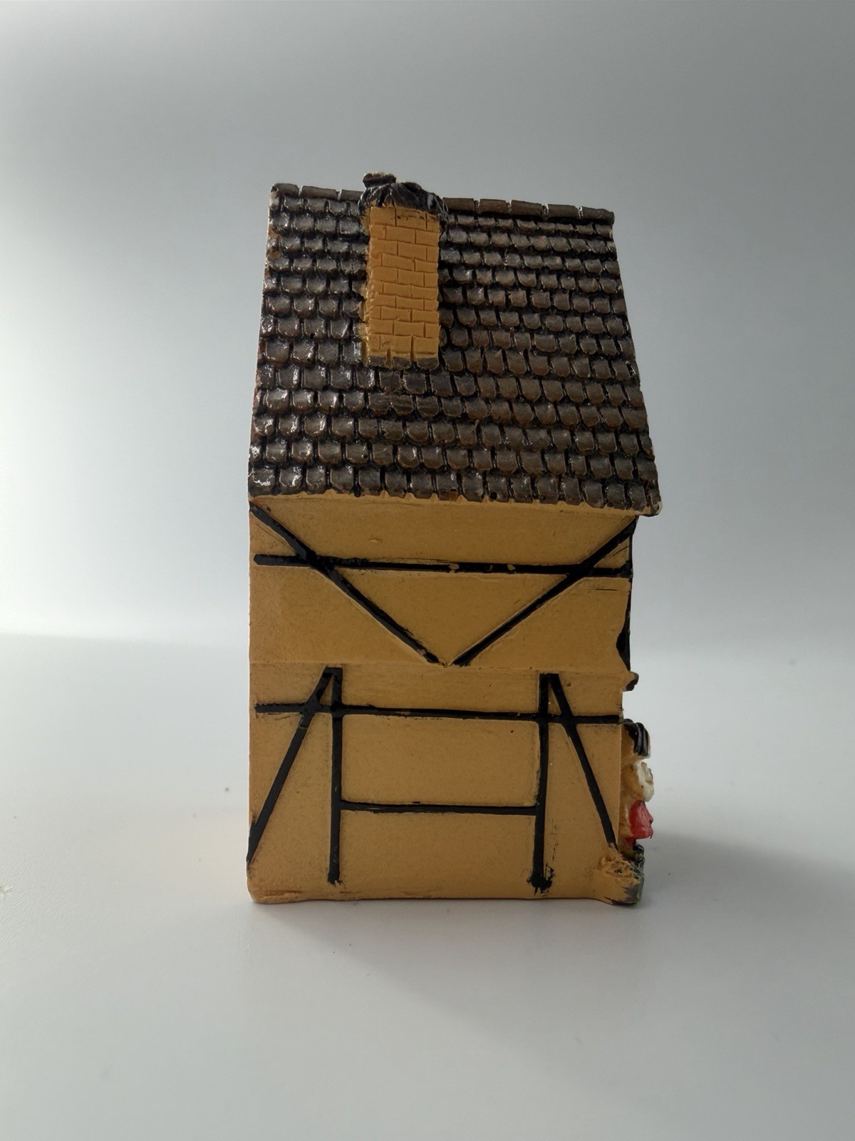 “Alsace France” Collectible Village House Figurine, 3D Effect Architecture Decor