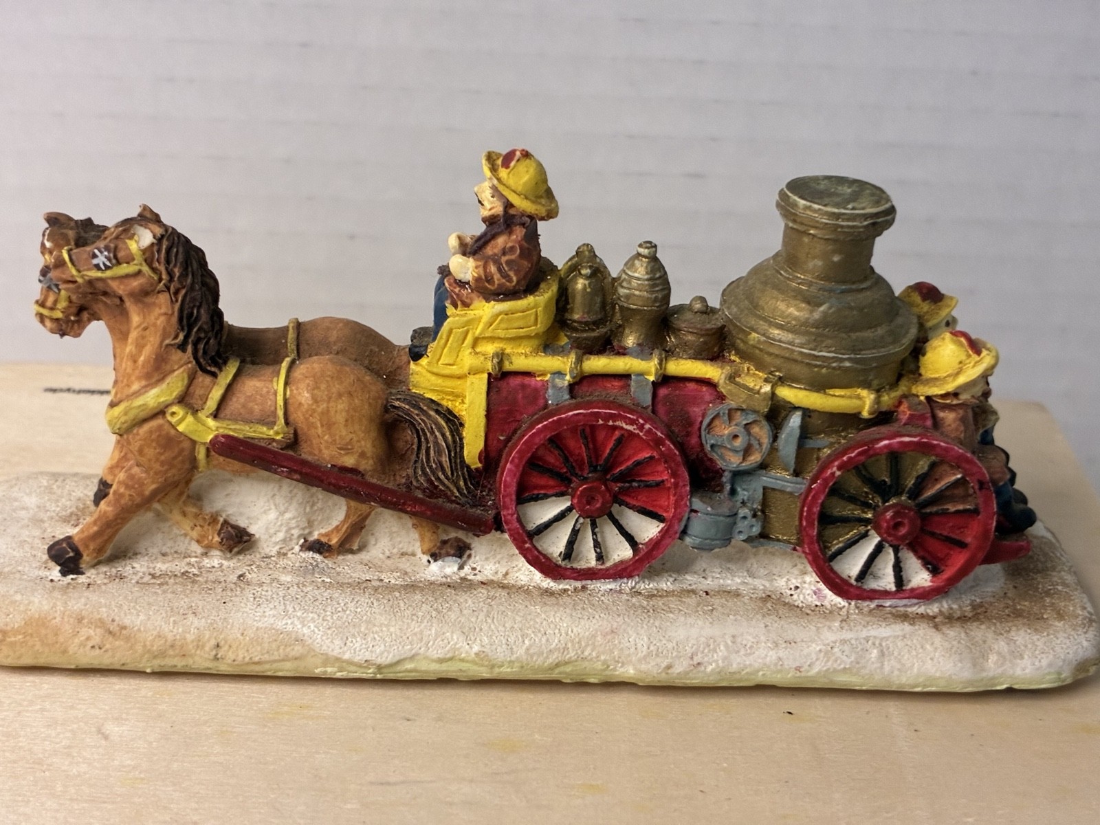 Vintage Small Village Heritage Fire Brigade 5 x 2″ X 1.5″