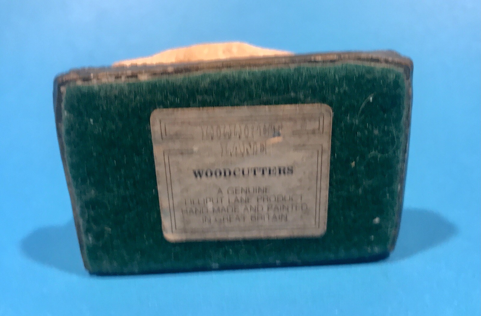 Lilliput Lane Rare Version 1 Woodcutters Cottage Miniature Unboxed Near Mint.