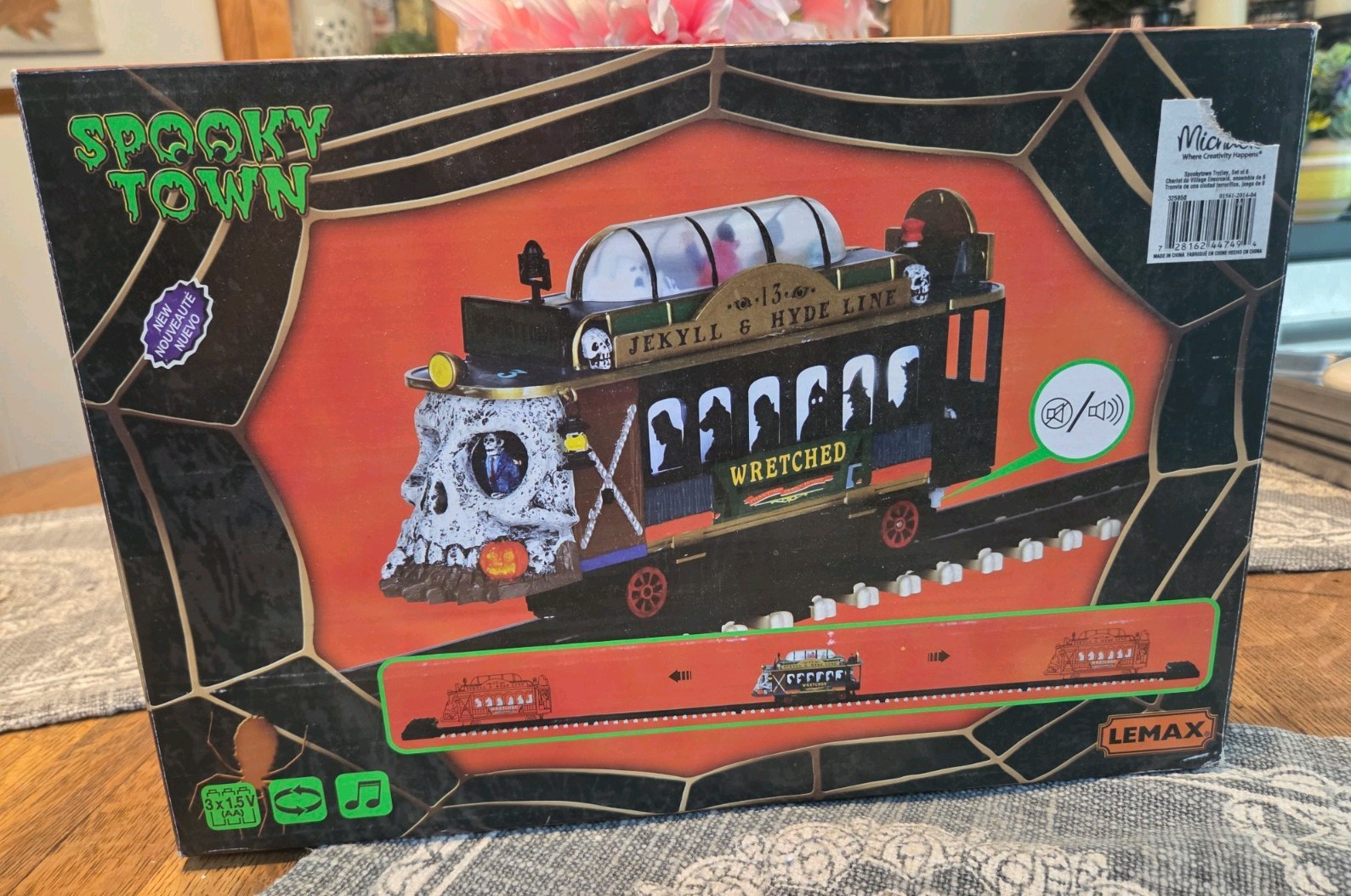 RARE***Lemax Spooky Town Jekyll & Hyde Halloween Train BRAND NEW IN BOX
