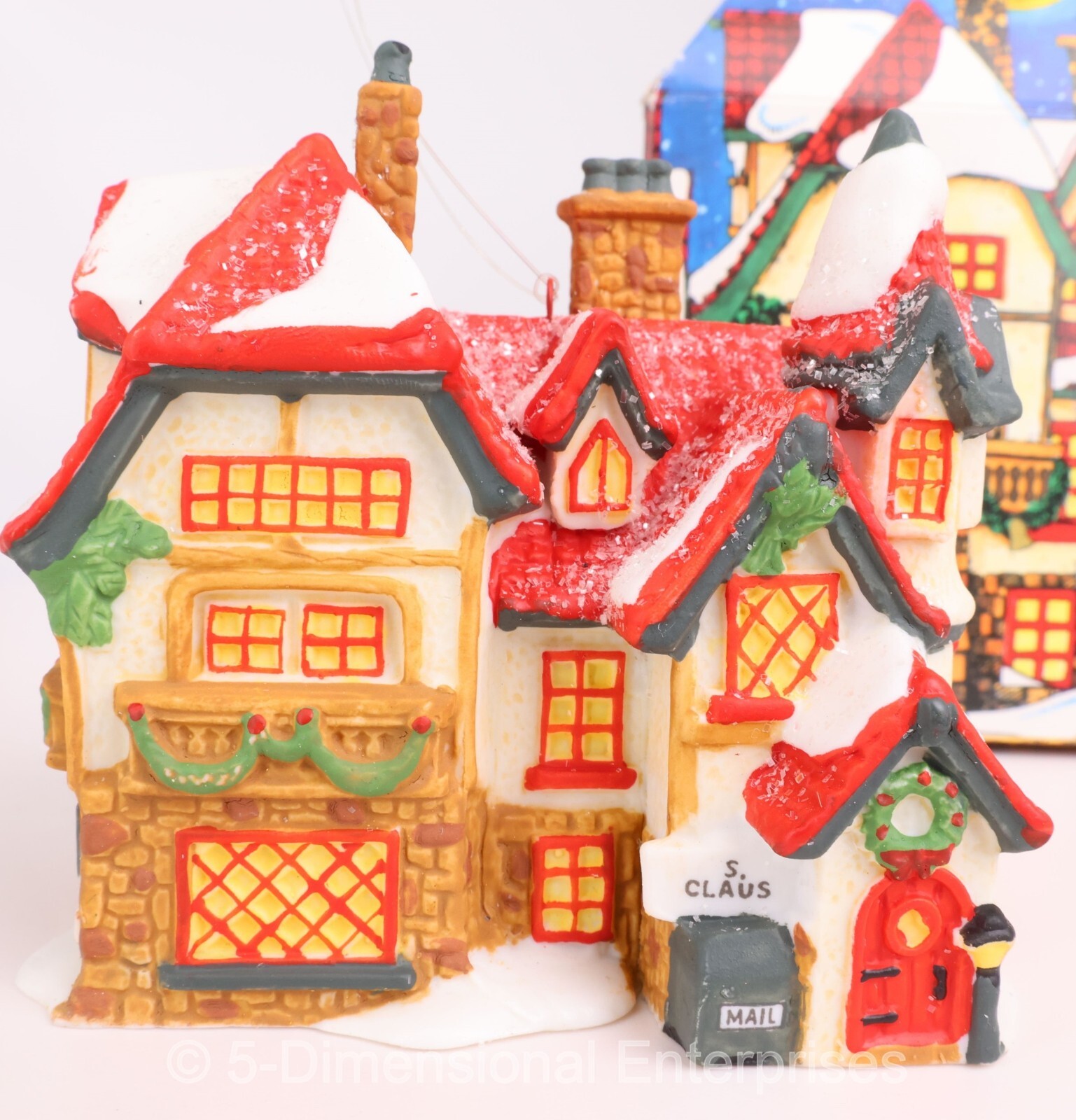 DEPT 56 Classic Ornament Series SANTA’S WORKSHOP Replica 98734 1998 Retired