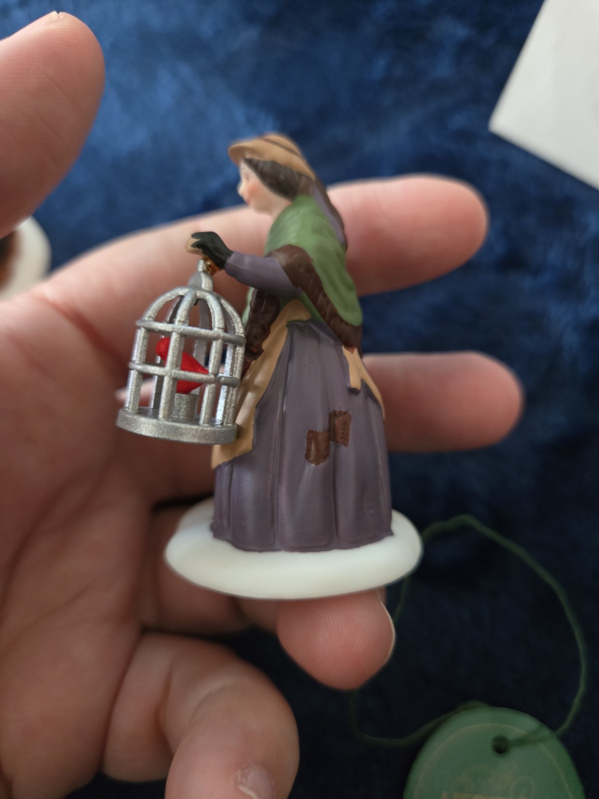 Department 56 Heritage Village The Bird Seller Set Of 3 5803-3 W/box EUC