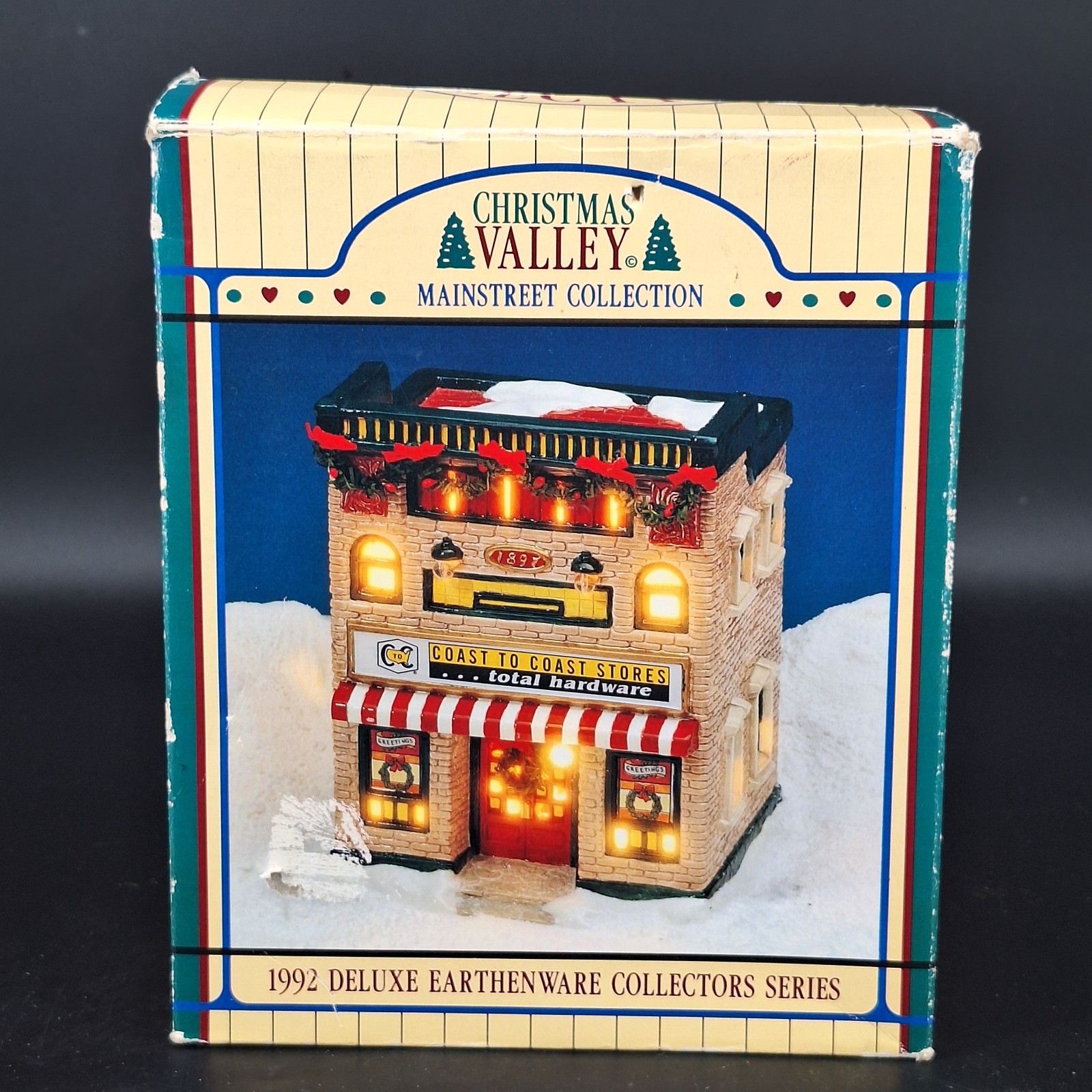 1992 Christmas Valley Mainstreet Collection Coast to Coast Stores