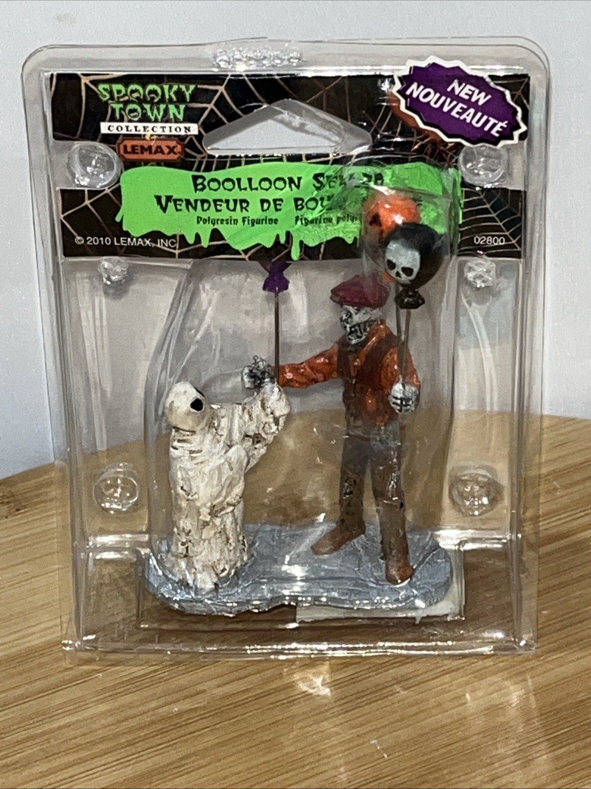 BOOLLOON Balloon SELLER Zombie Ghost LEMAX SPOOKY TOWN Halloween Retired 02800