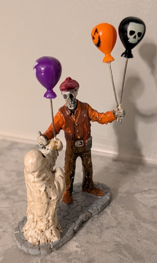 Retired 2010 Lemax Spooky Town Booloon Seller