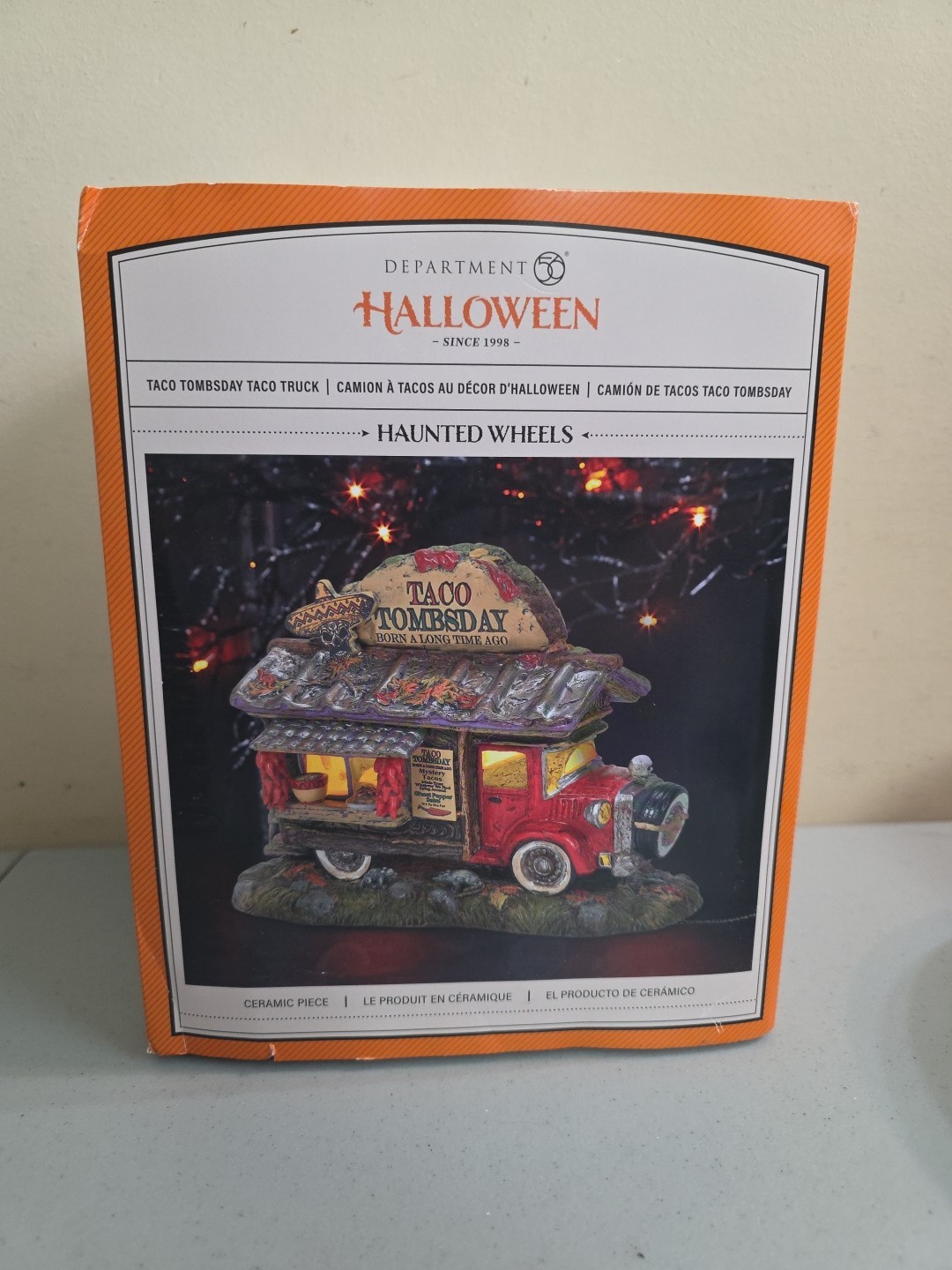 Dept 56 Halloween “Taco Tombsday Tacos Truck” #6011448 Brand New Sealed
