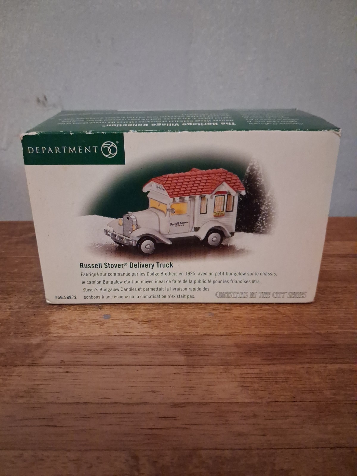 Russell Stover Delivery Truck Christmas In City Department Dept 56 In Box