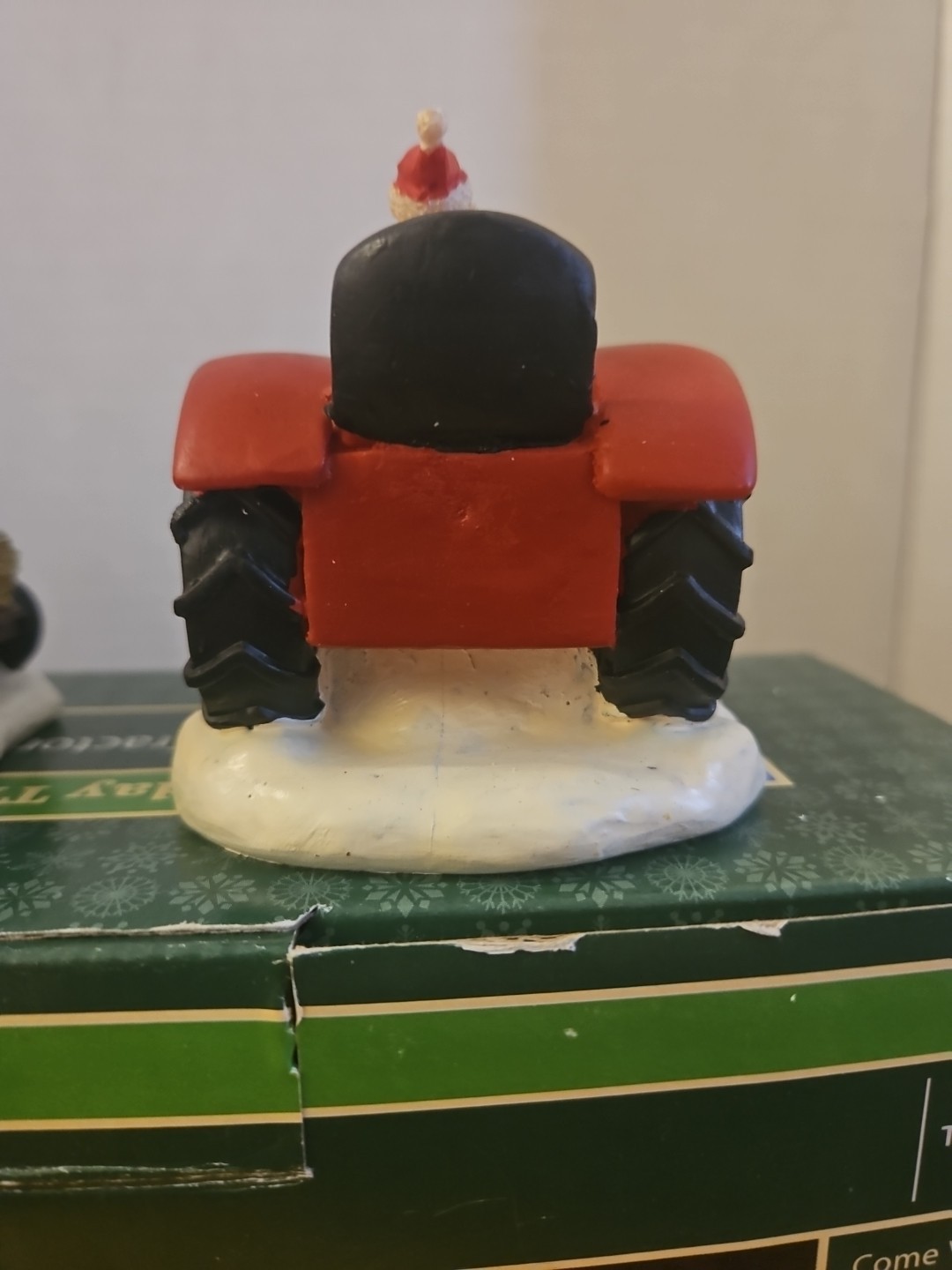 Holiday Inspirations House Accessory Santa Driving A TRACTOR NEW In The Box!