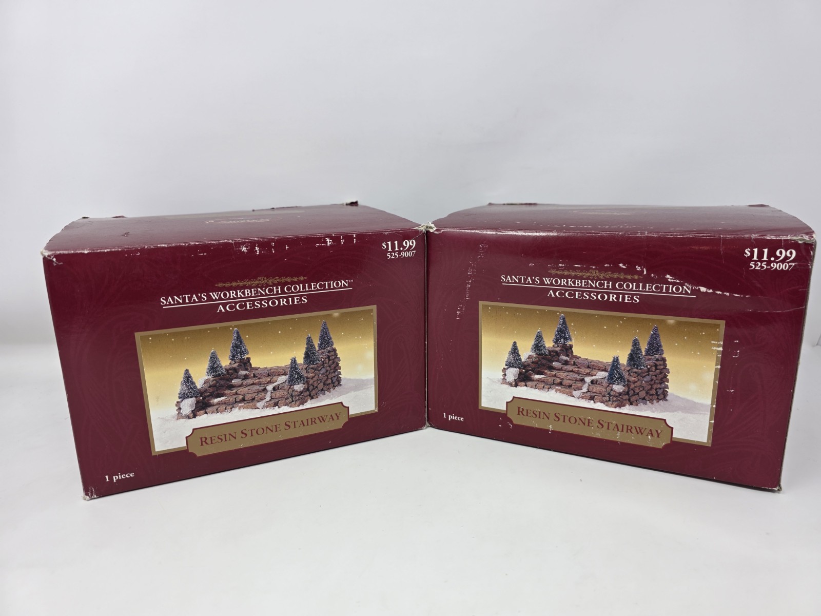 Santa’s Workbench Collection Accessories Stone Bridge Christmas Lot 2